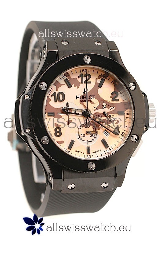 Hublot Big Bang Commando Beige Camouflage Japanese Watch