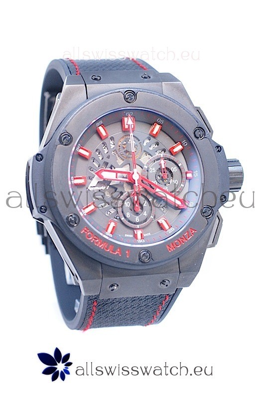 Hublot Big Bang F1 Monza King Power Swiss Replica Ceramic Watch