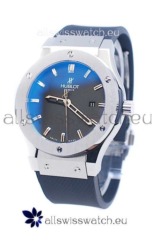 Hublot Classic Fusion Silver Watch in Steel Case