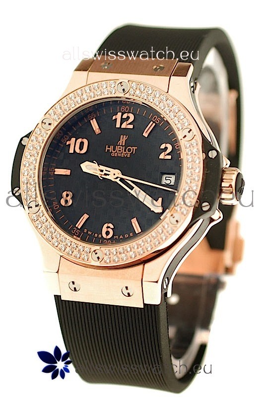 Hublot Big Bang Cappucino Carbon Face Swiss Replica Watch