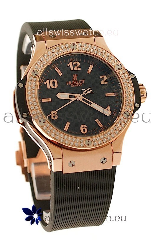 Hublot Big Bang Cappucino Carbon Face Swiss Replica Watch