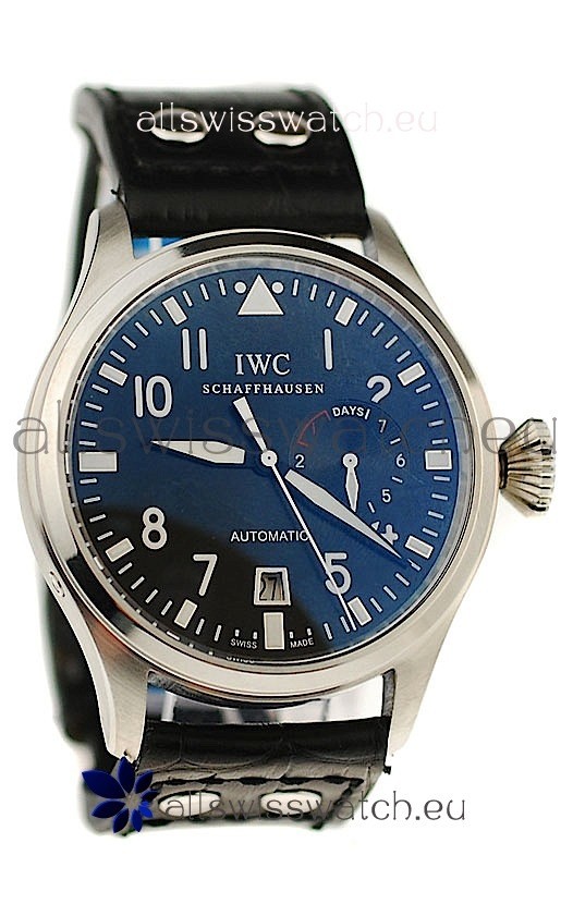 IWC Big Pilot Japanese Replica Watch in Black Dial