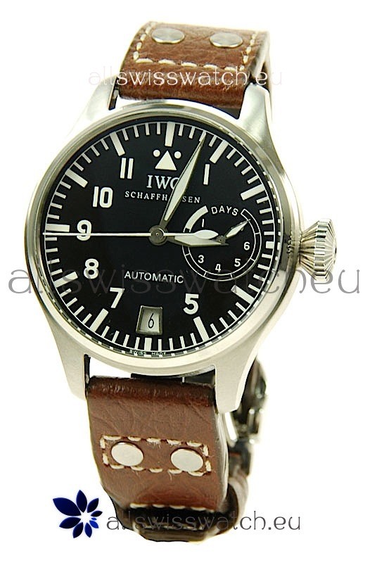 IWC Big Pilot Swiss Replica Watch in Black Dial