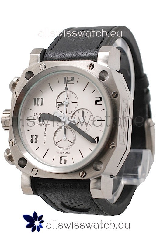 U-Boat Thousand of Feet Japanese Replica Watch in White Dial
