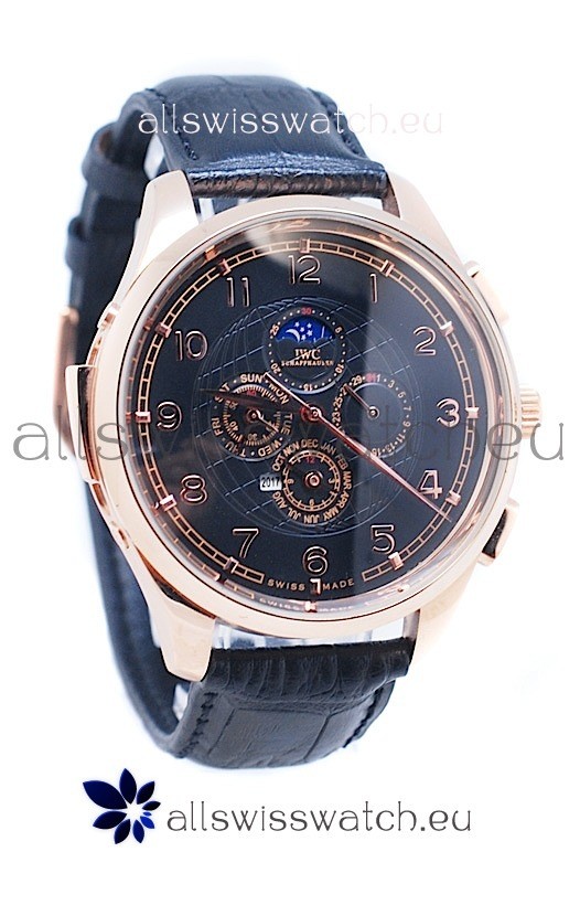 IWC Da Vinci Perpetual Calendar Chronograph Japanese Watch