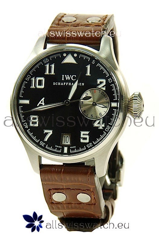 IWC Big Pilot Swiss Replica Watch in Brown Strap