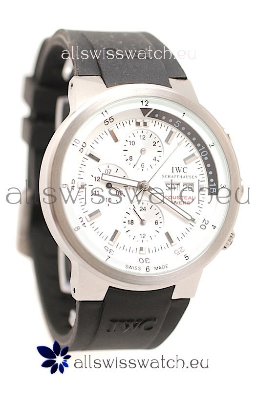 IWC Aquatimer Japanese Replica Watch in White Dial