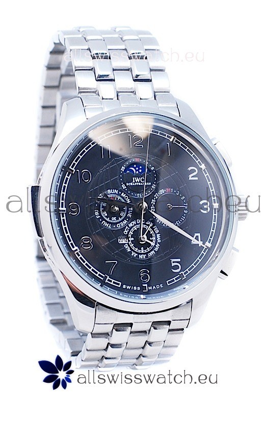 IWC Portuguese Grande Complication Japanese Watch in Black Dial