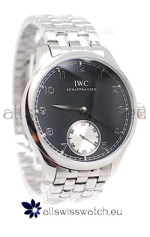 IWC Portugese Automatic Replica Watch in Black Dial