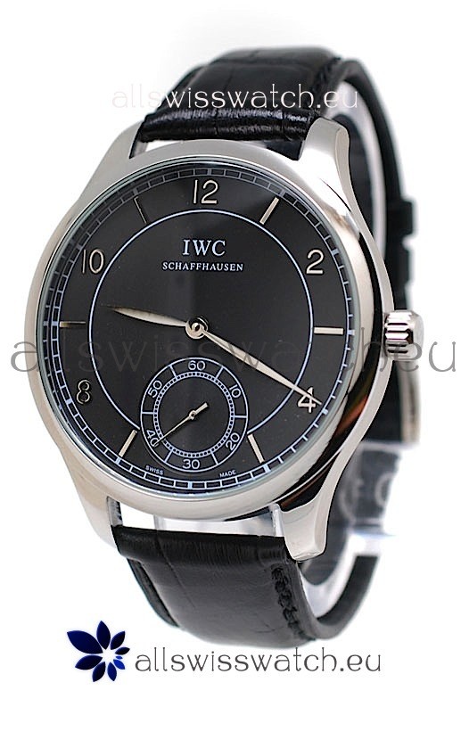 IWC Portugese Automatic Watch in Black Dial