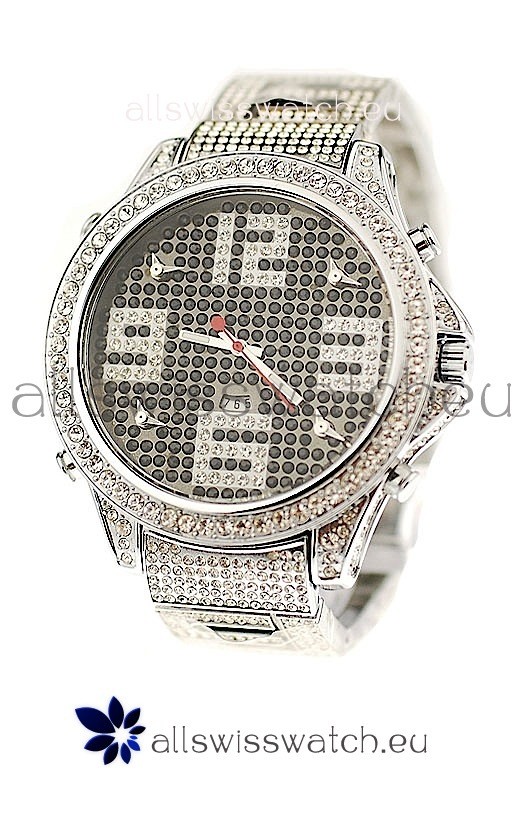 Jacob & Co Diamond Japanese Replica Watch in Big Arabic Markers