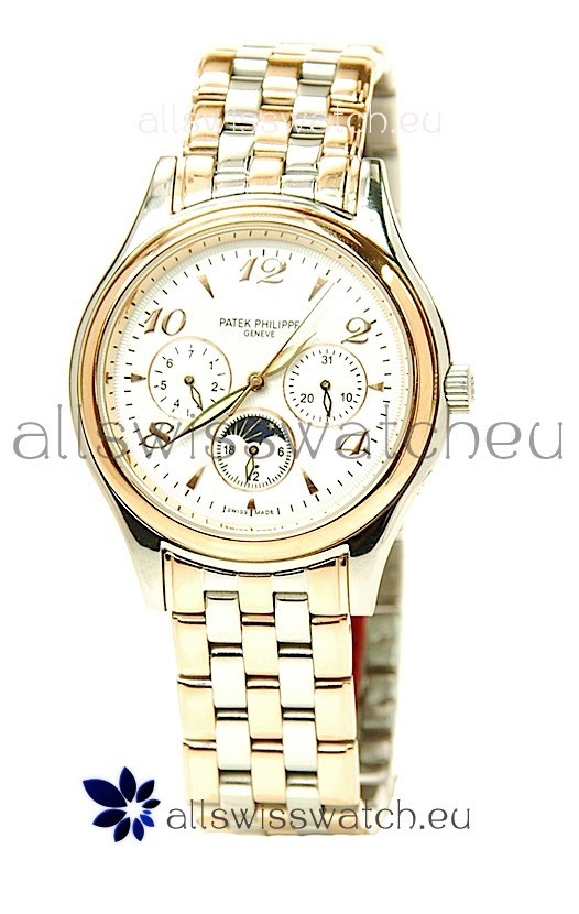 Patek Philippe Grand Complications Japanese Replica Gold Watch in Arabic Hour Markers