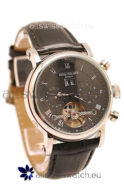 Patek Philippe Grand Complications Tourbillon Watch in Black Dial