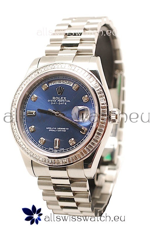 Rolex Day Date Silver Japanese Replica Watch