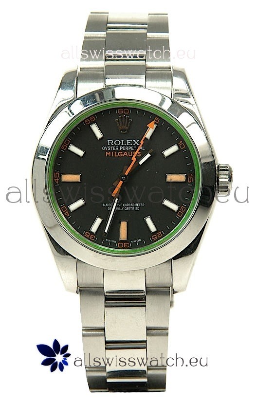 Rolex Milgauss Swiss Replica Watch - 40MM - 1:1 Mirror Replica