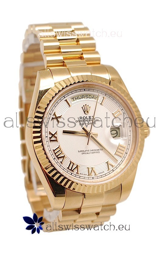 Rolex Day Date II Gold Japanese Replica Watch