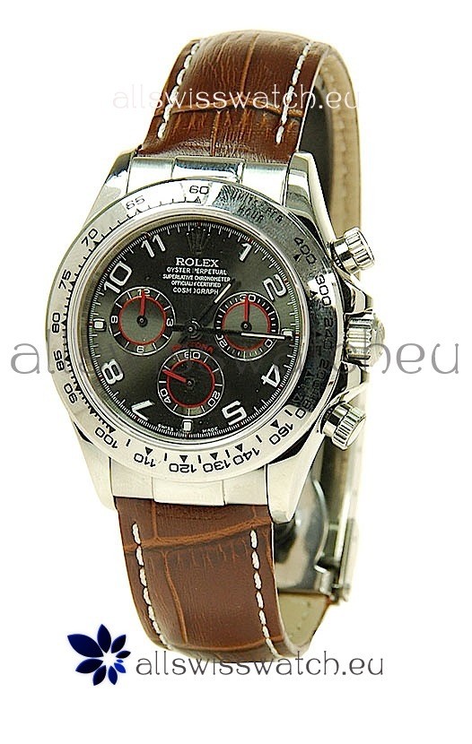 Rolex Daytona Cosmograph Swiss Replica Watch in Grey Dial