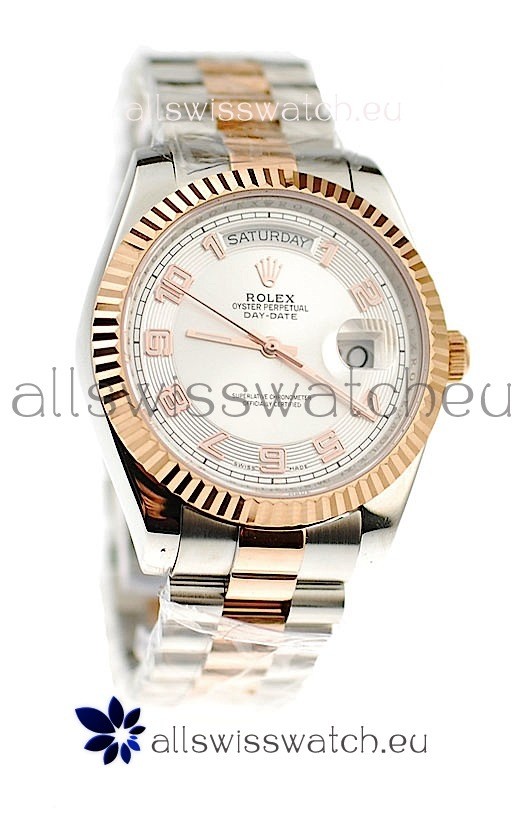 Rolex Day Date Two Tone Swiss Replica Watch