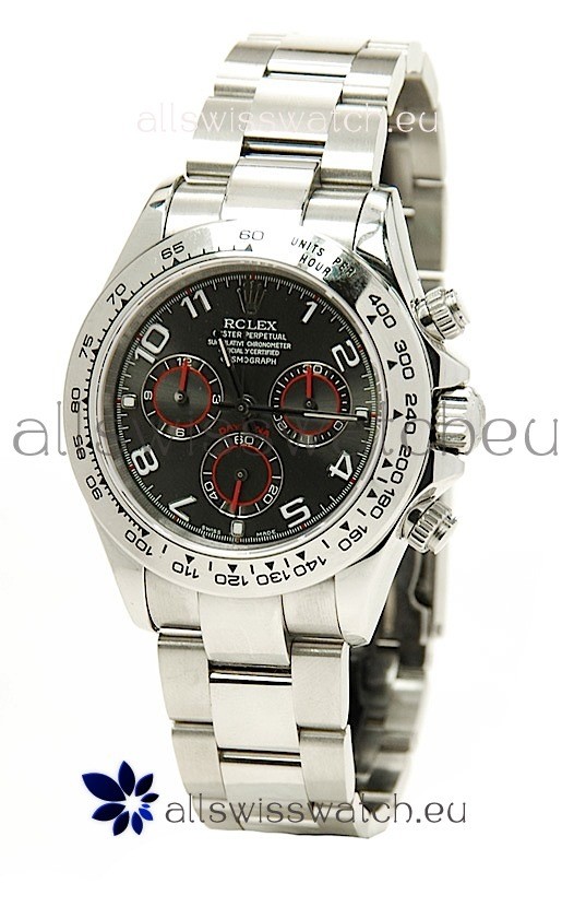 Rolex Daytona Cosmograph 2011 Edition Swiss Replica Watch in Black Dial