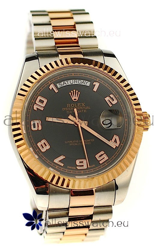 Rolex Day Date Two Tone Japanese Replica Watch 