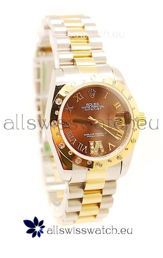 Rolex DateJust Mid-Sized Swiss Replica Watch