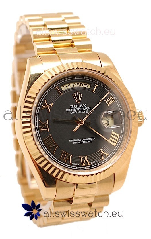 Rolex Day Date II Gold Japanese Replica Watch