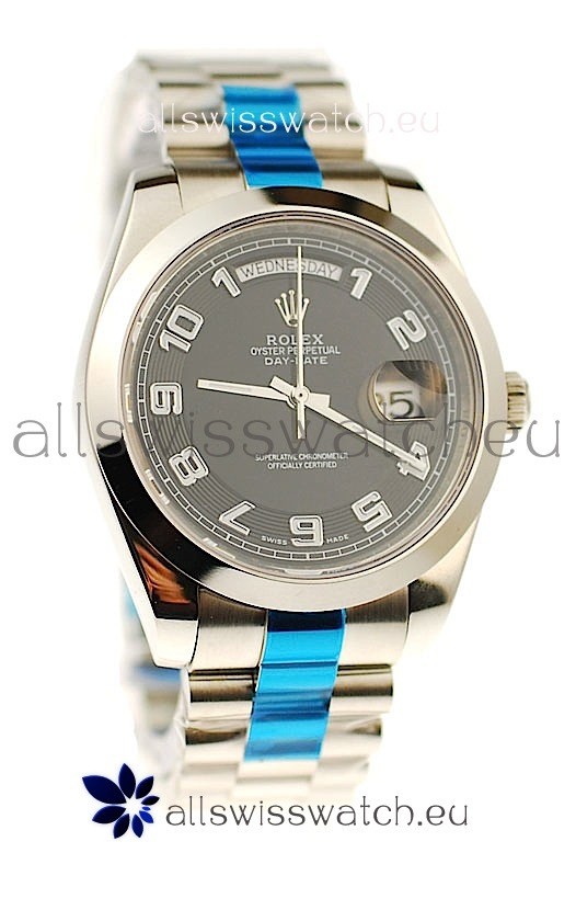Rolex Day Date II Silver Japanese Replica Watch