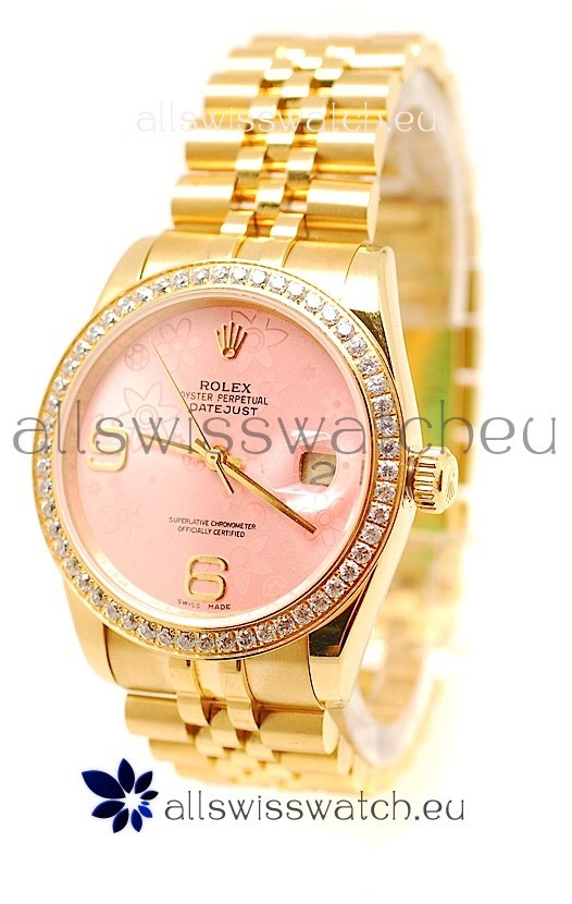 Rolex Datejust Floral Motif 2011 Edition Japanese Replica Watch