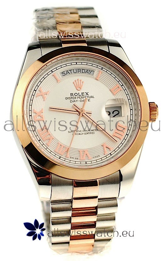 Rolex Day Date Two Tone Japanese Replica Watch 