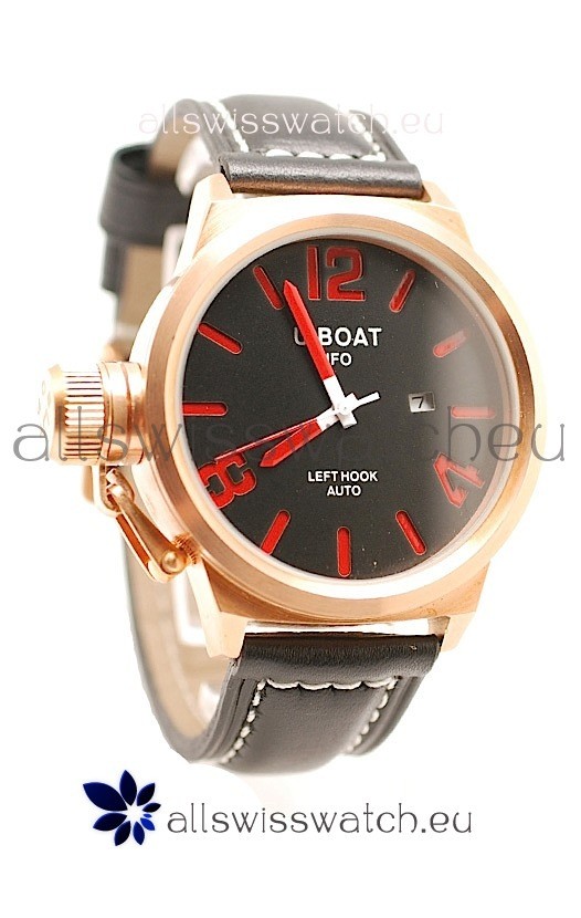 U-Boat Classico Japanese Gold Watch
