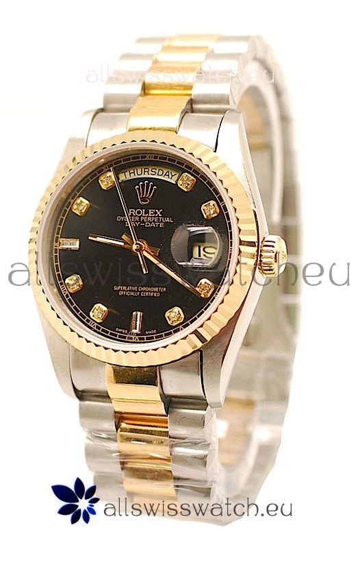 Rolex Day Date Two Tone Japanese Replica Watch