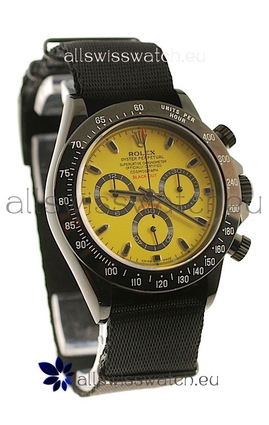 Rolex Daytona Cosmograph 2011 Edition Swiss Watch in Yellow Dial
