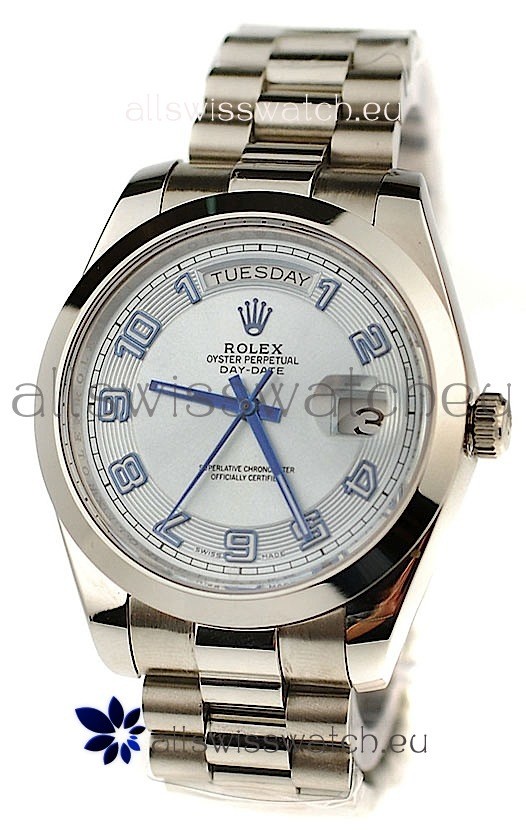 Rolex Day Date Silver Japanese Replica Watch
