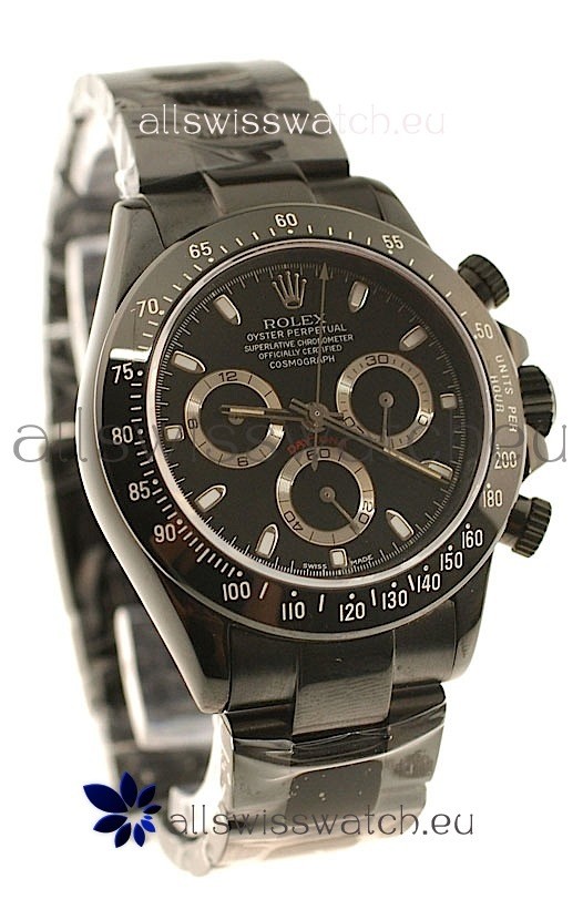 Rolex Daytona Cosmograph 2011 Edition Swiss Watch in Black