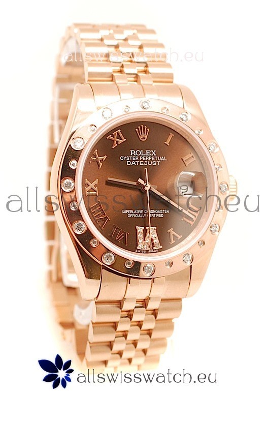 Rolex Datejust Gold Replica Watch