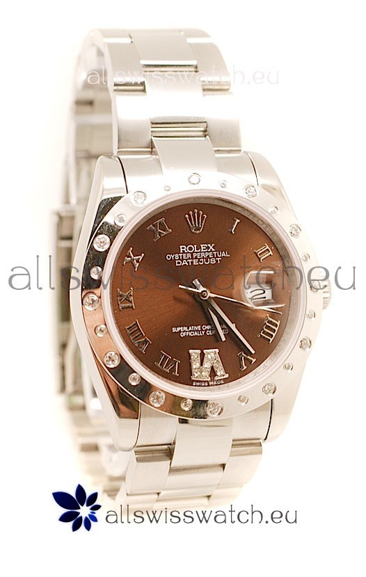 Rolex DateJust Mid-Sized Swiss Replica Watch