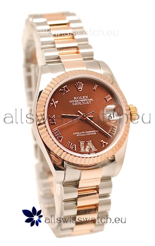 Rolex Oyster Perpetual Datejust Diamonds VI Swiss Replica Watch -36MM