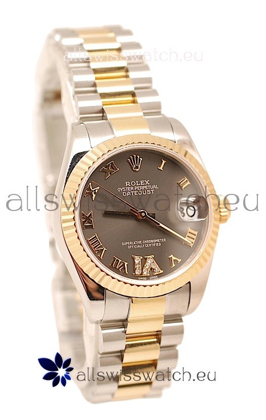 Rolex Oyster Perpetual Datejust Diamonds VI Swiss Replica Watch -36MM