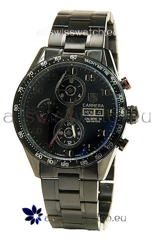 Tag Heuer Carrera Calibre 16 DayDate Japanese PVD Watch
