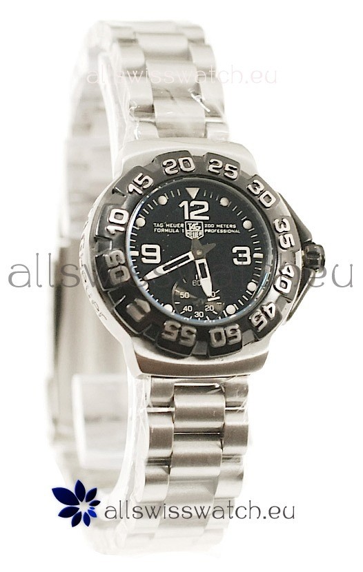 Tag Heuer Professional Formula 1 Japanese Replica Watch in Black Dial