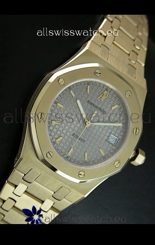 Audemars Piguet Royal Oak Swiss Watch Gold Plating - MIRROR REPLICA
