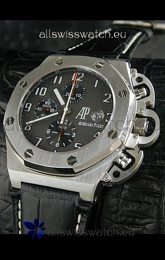 Audemars Piguet Royal Oak Watch in Black Dial - Secs hand 9 O Clock