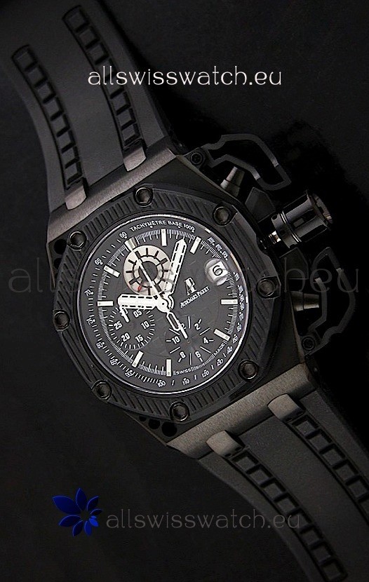 Audemars Piguet Royal Oak Offshore Survivor Swiss Watch - Secs hands at 12 O clock
