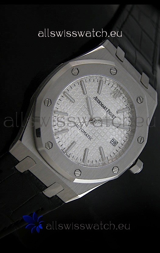 Audemars Piguet Royal Oak Watch in White Dial