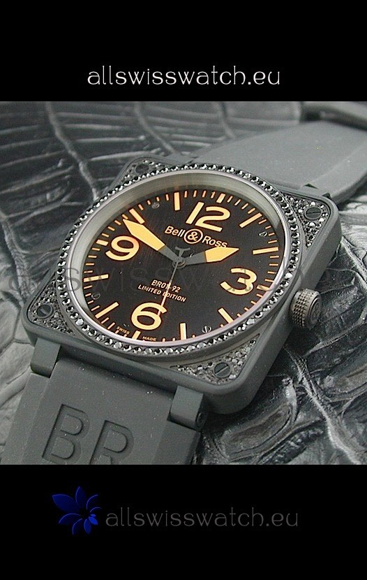Bell and Ross BR01 92 Limited Edition Swiss Watch in Black Dial