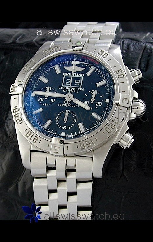 Breitling Blackbird Swiss Replica Watch in Black Dial