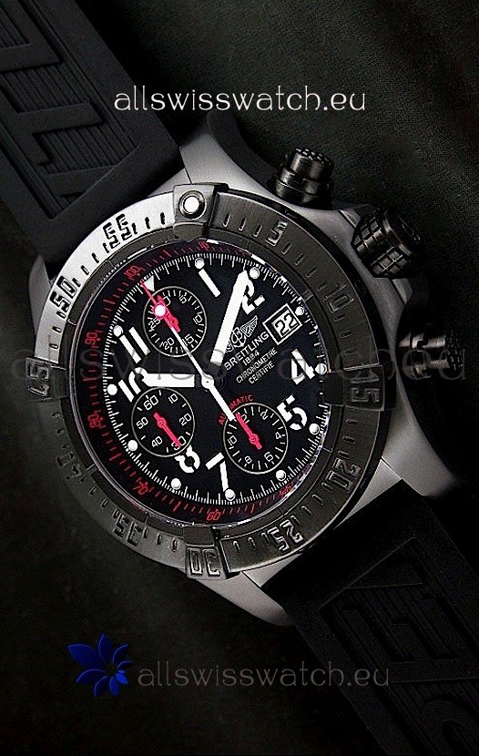 Breitling Super Avenger Swiss Replica Watch - Ultimate Mirror Replica - 48MM