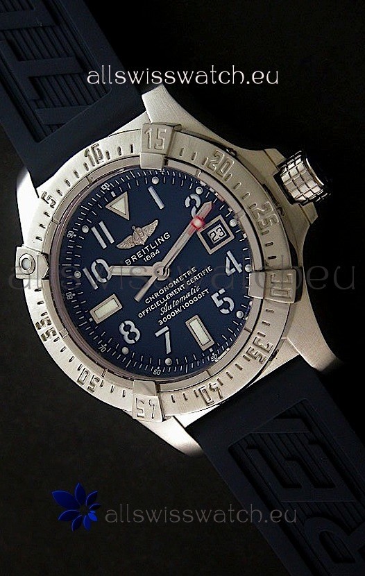 Breitling Avenger Seawolf Swiss Replica Watch in Dark Blue Dial