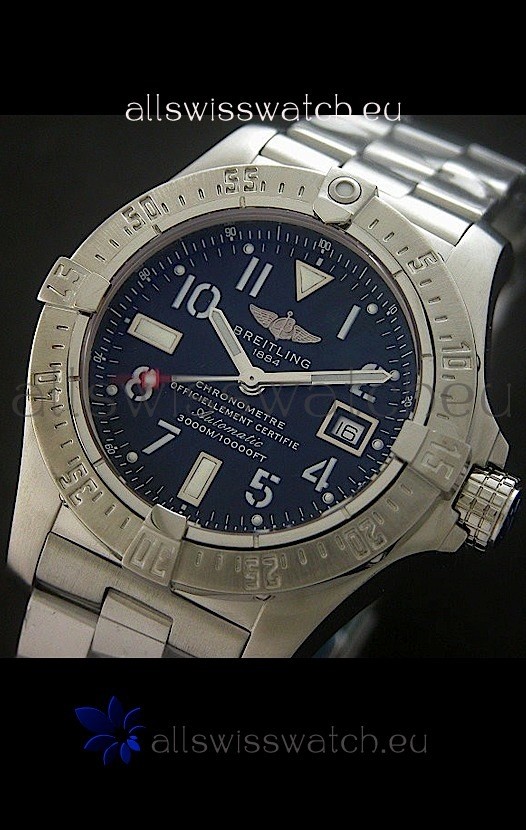 Breitling Avenger Seawolf Swiss Replica Watch in Black Dial