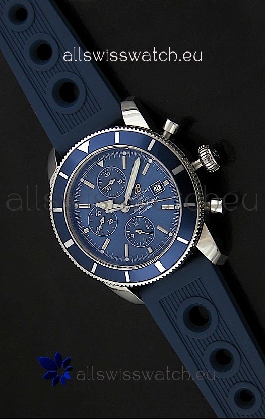 Breitling Superocean Swiss Replica Watch in Blue Dial